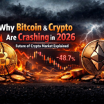 Why Bitcoin & Crypto Are Crashing in 2026 – Future of Crypto Market Bitcoin crashing Banner